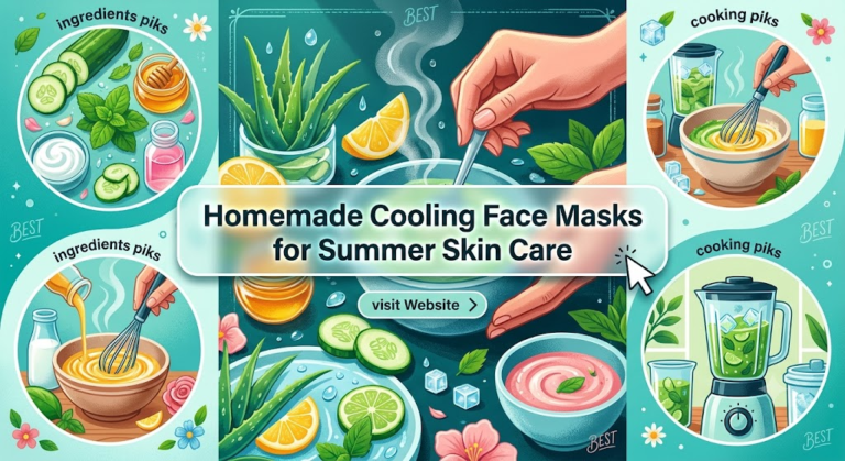 Homemade Cooling Face Masks for Summer Skin Care