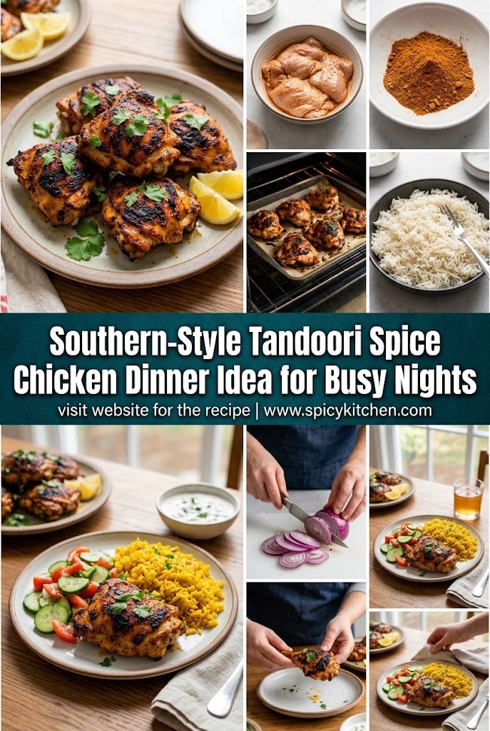 Southern-Style Tandoori Spice Chicken Dinner Idea for Busy Nights