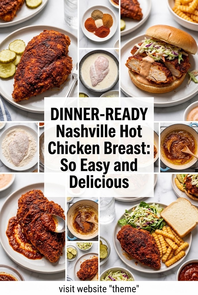 Dinner-Ready Nashville Hot Chicken Breast: So Easy and Delicious