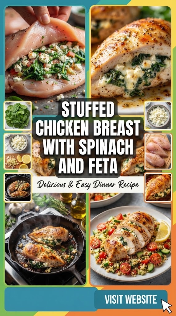 Stuffed Chicken Breast with Spinach and Feta
