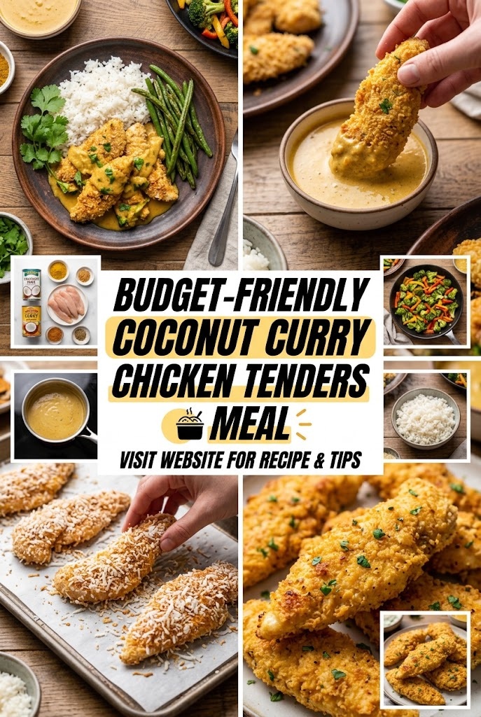 Budget-Friendly Coconut Curry Chicken Tenders Meal