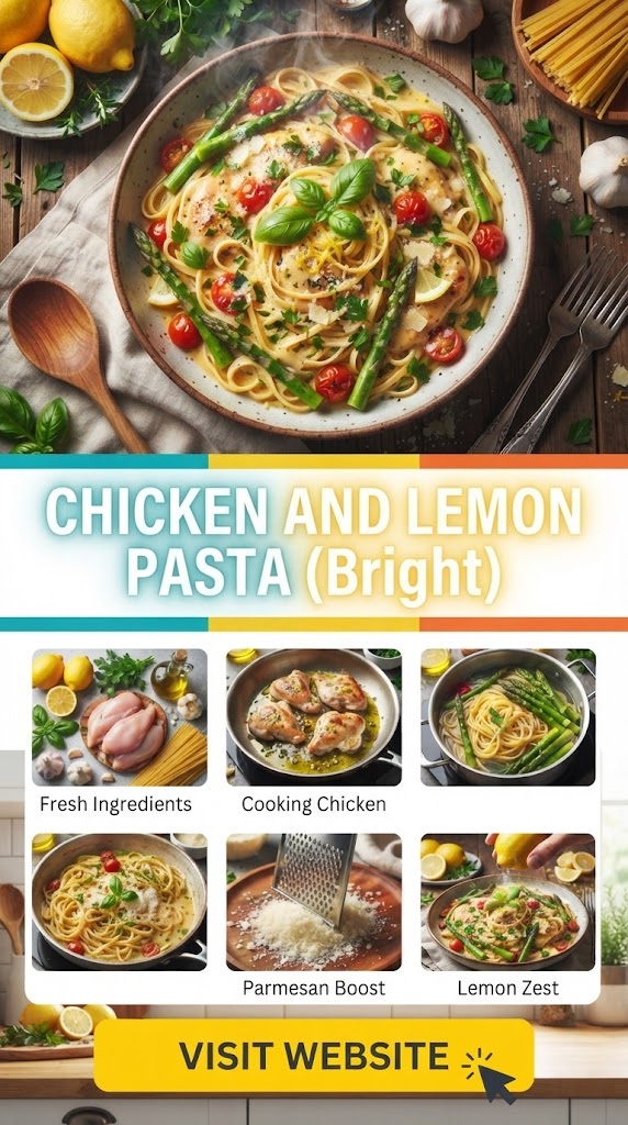 Chicken and Lemon Pasta (Bright)