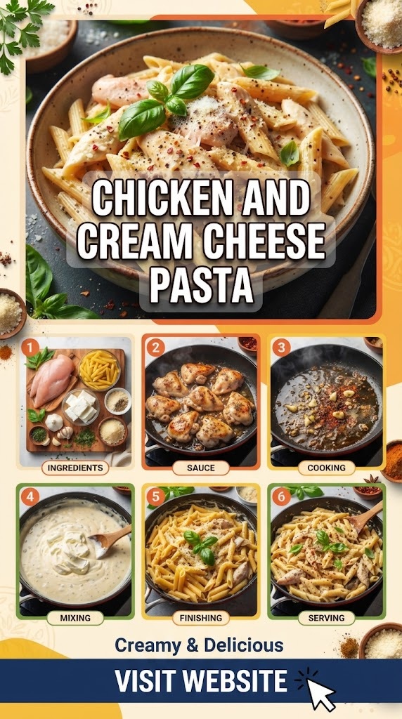 Chicken and Cream Cheese Pasta
