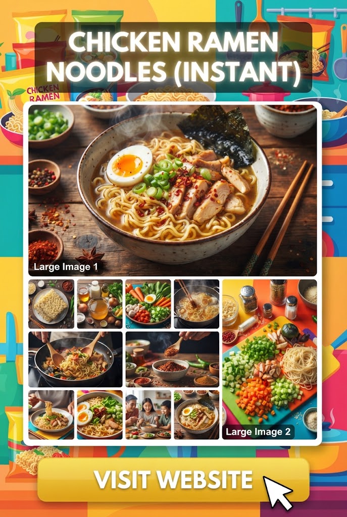 Chicken Ramen Noodles (Instant)