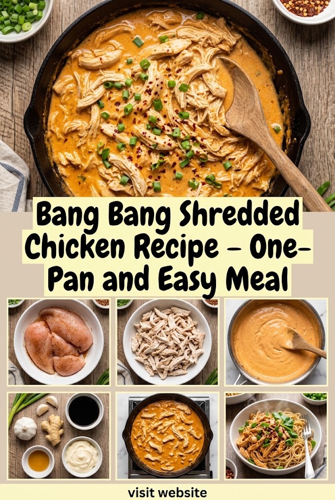 Bang Bang Shredded Chicken Recipe – One-Pan and Easy Meal