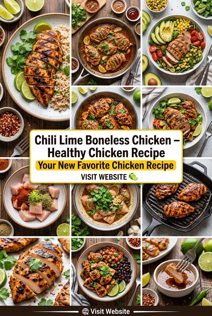 Chili Lime Boneless Chicken – Healthy Chicken Recipe Your New Favorite Chicken Recipe