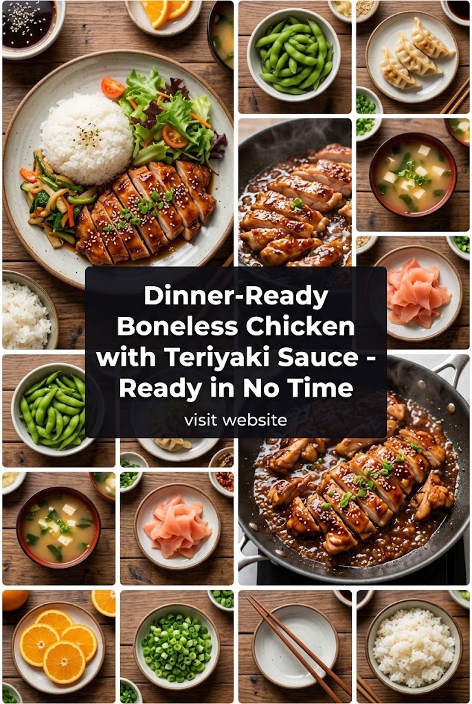 Dinner-Ready Boneless Chicken with Teriyaki Sauce – Ready in No Time
