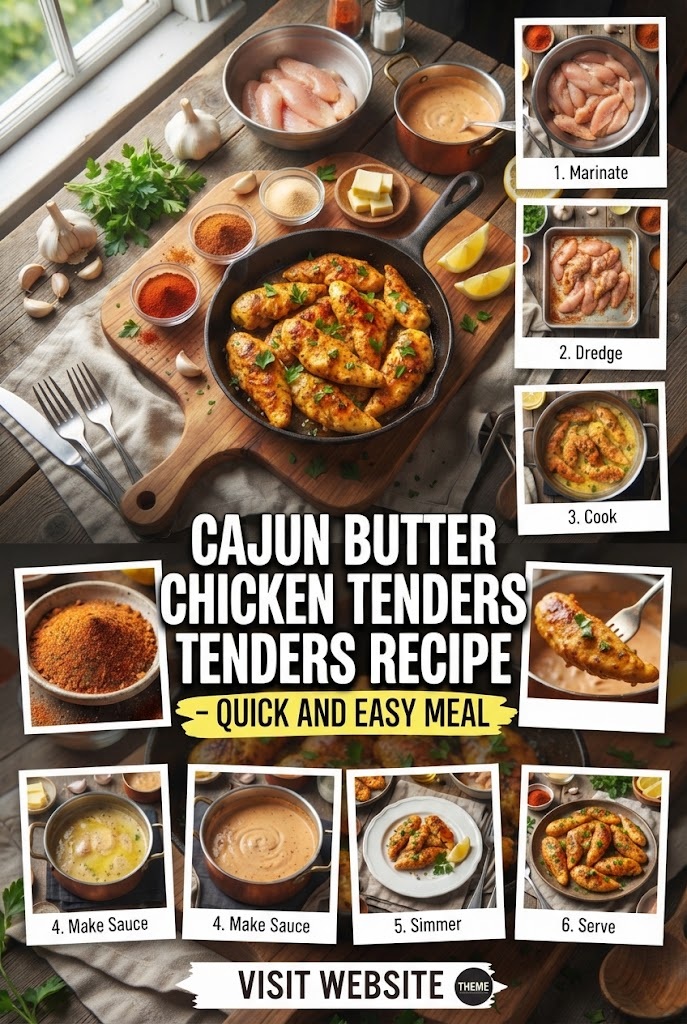 Cajun Butter Chicken Tenders Recipe – Quick and Easy Meal