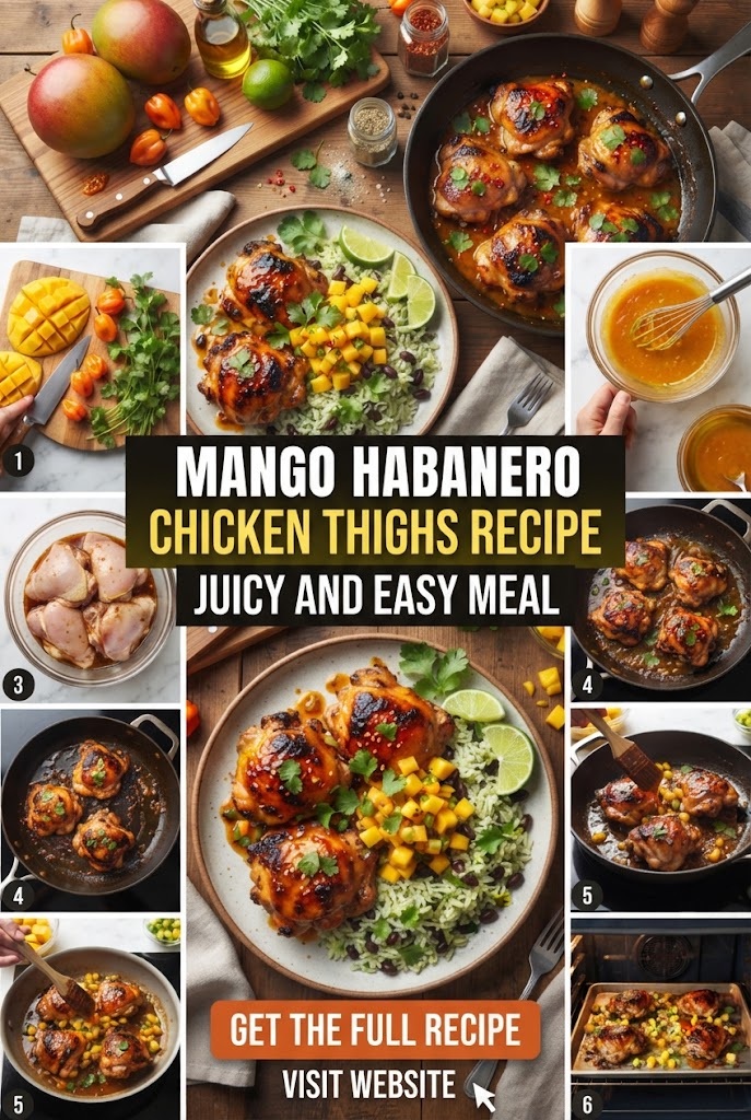 Mango Habanero Chicken Thighs Recipe – Juicy and Easy Meal