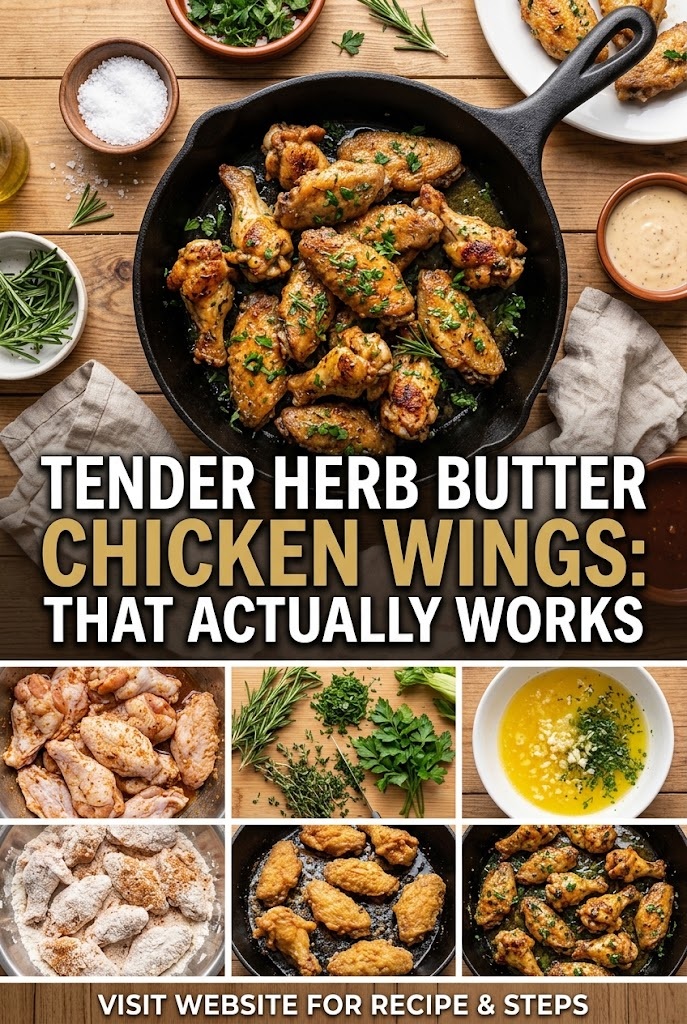 Tender Herb Butter Chicken Wings: That Actually Works