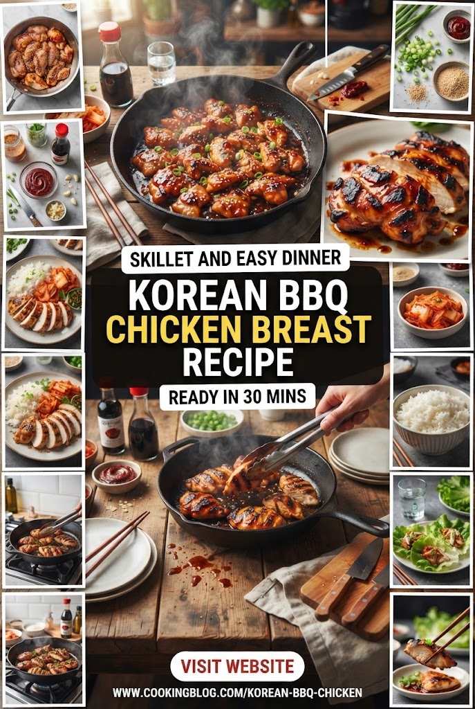 Korean BBQ Chicken Breast Recipe – Skillet and Easy Dinner